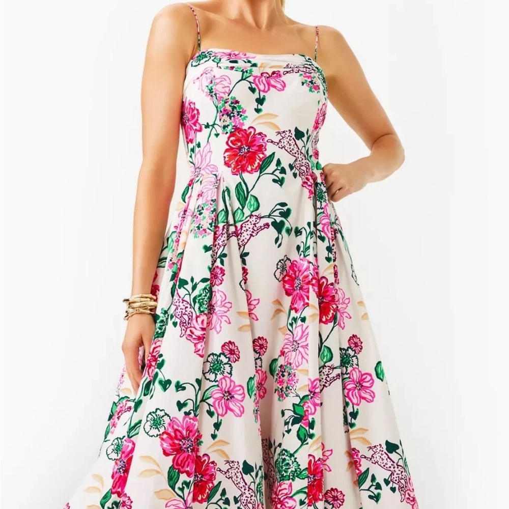 NWT LILLYANNA MIDI DRESS SAFARI SANCTUARY - Picture 2 of 10